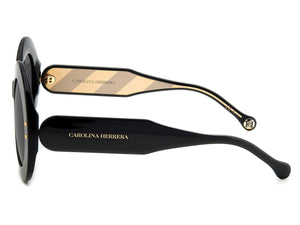 Carolina Herrera Round Sunglasses - HER 0081/S BLACK