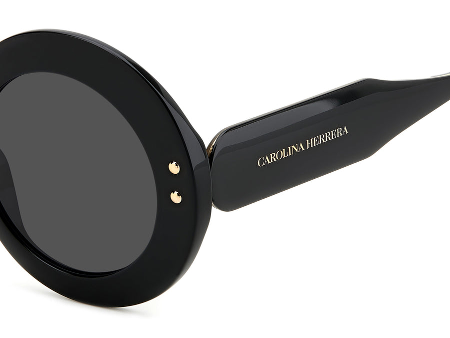 Carolina Herrera Round Sunglasses - HER 0081/S BLACK