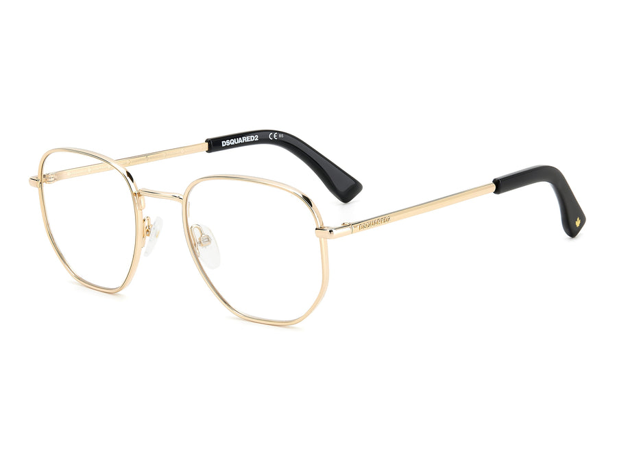 Dsquared Square Frames - D2 0054 GOLD