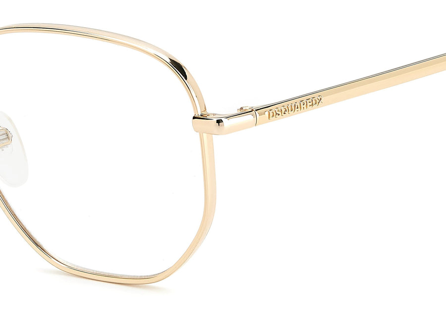 Dsquared Square Frames - D2 0054 GOLD