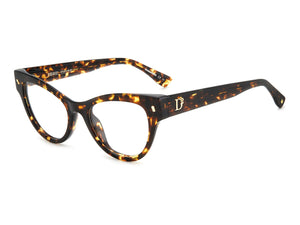 Dsquared 2 Cat-Eye Frame - D2 0070 Havana Black