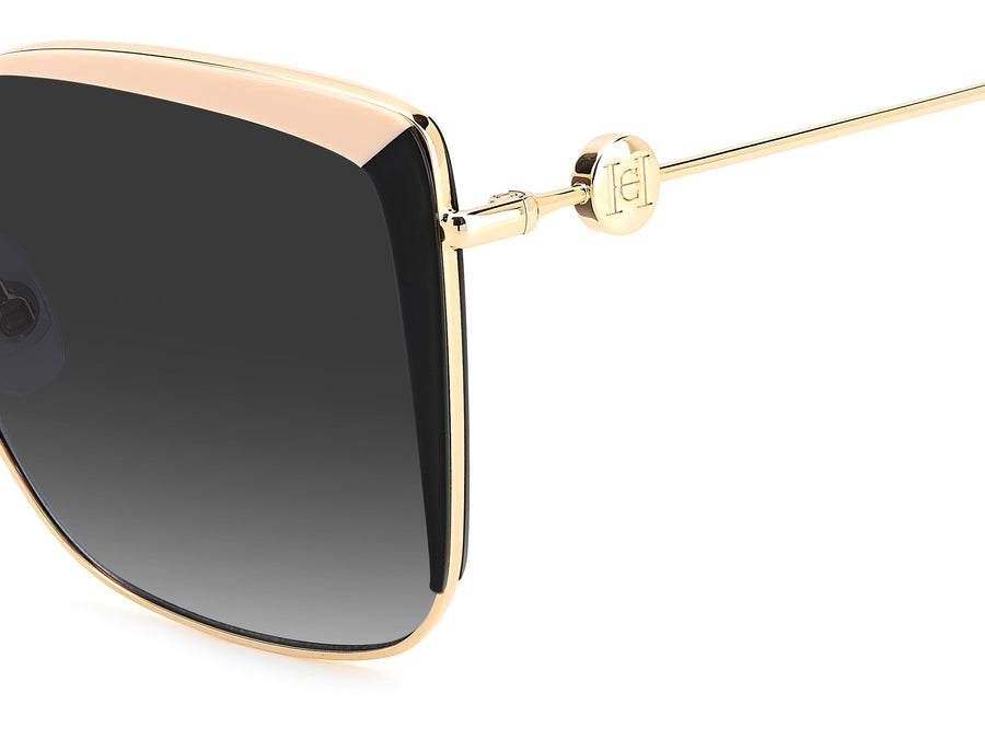 Carolina Herrera Square Sunglasses - HER 0111/S BLACK NUDE