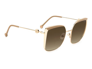 Carolina Herrera Square Sunglasses - HER 0111/S BEIGE IVORY