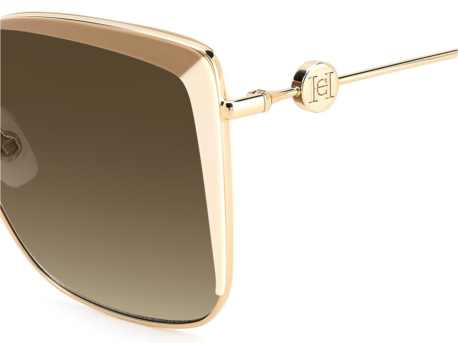 Carolina Herrera Square Sunglasses - HER 0111/S BEIGE IVORY