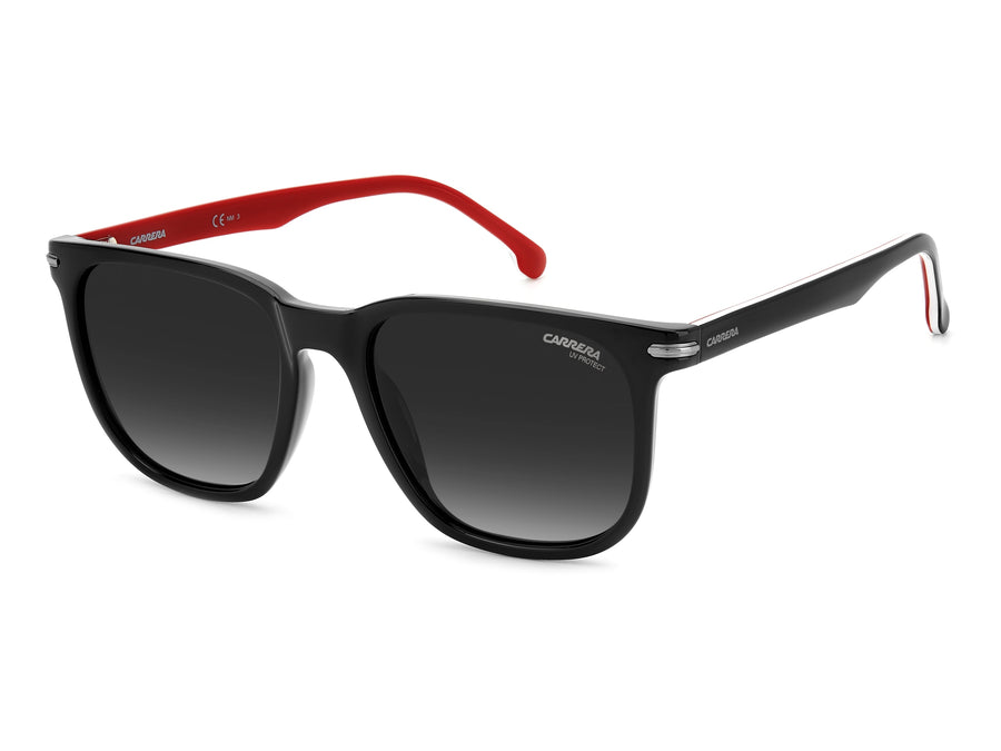 Carrera Square Sunglasses - CARRERA 300/S Striped Black