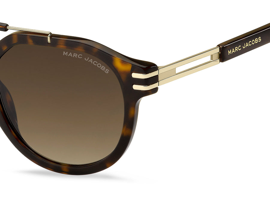 Marc Jacobs Round Sunglasses - MARC 675/S HAVANA