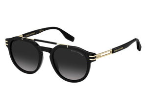 Marc Jacobs Round Sunglasses - MARC 675/S BLACK