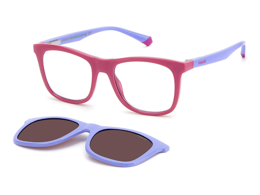 Polaroid Square Sunglasses - PLD 8055/CS PINK LILAC