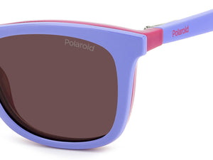 Polaroid Square Sunglasses - PLD 8055/CS PINK LILAC