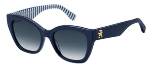 Tommy Hilfiger Square Sunglasses - TH 1980/S Blue Pattern