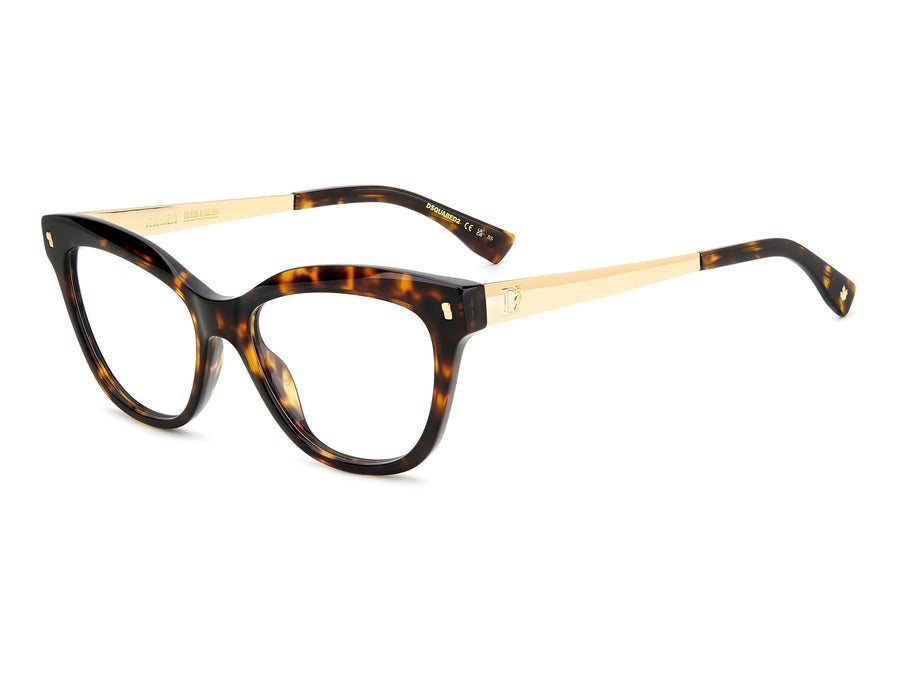 Dsquared Square Frames - D2 0095 Havana