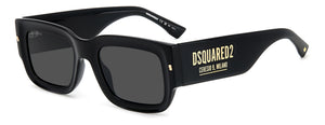 Dsquared Square Sunglasses - D2 0089/S Black Gold