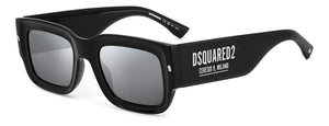 Dsquared Square Sunglasses - D2 0089/S Black Palladium