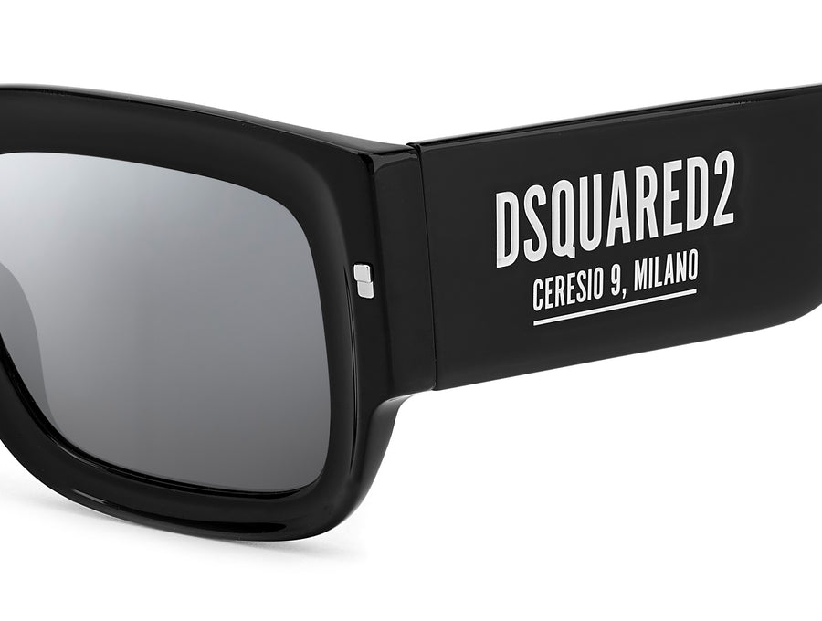 Dsquared Square Sunglasses - D2 0089/S Black Palladium