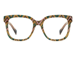 Missoni Square Frames - MIS 0127 PATTERN PINK GREEN