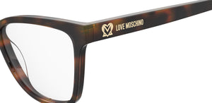 Love Moschino Square Frames - MOL615 HAVANA 2