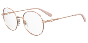 Love Moschino Round Frames - MOL617/TN Copper Gold Nude