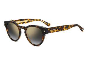 Dsquared Round Sunglasses - D2 0077/S Havana