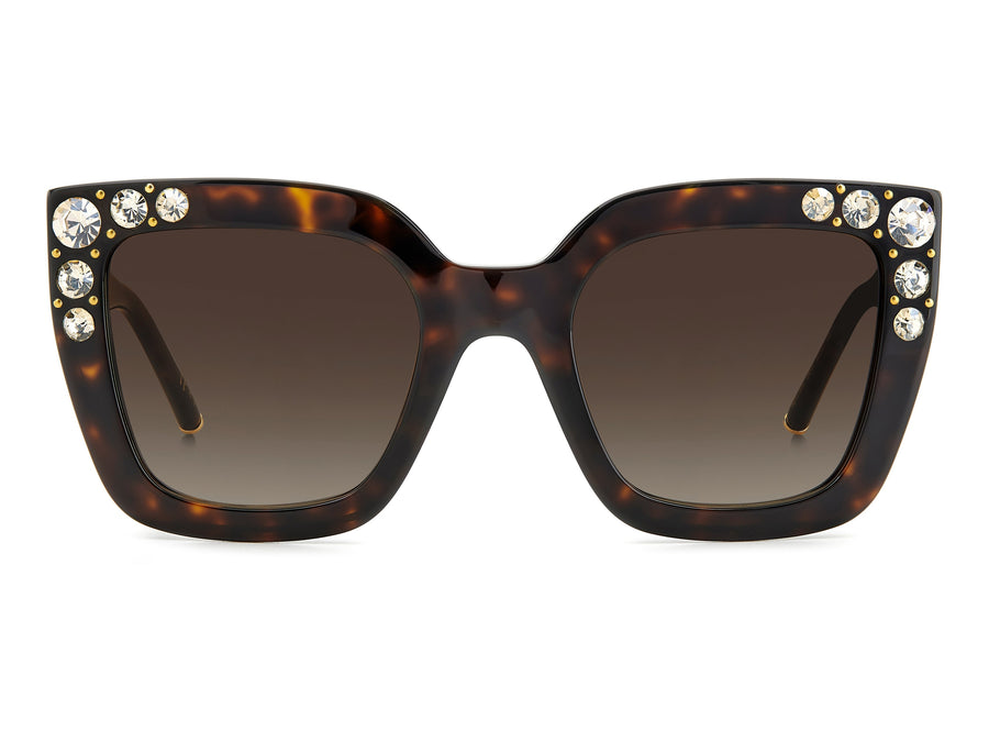 Carolina Herrera Square Sunglasses - HER 0130/S HAVANA