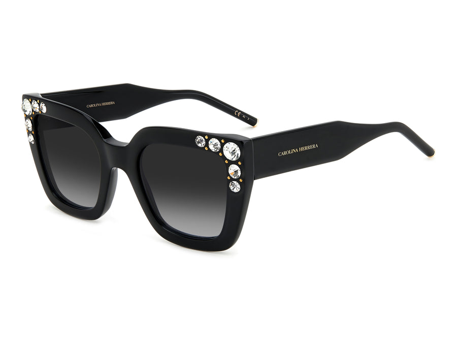 Carolina Herrera Square Sunglasses - HER 0130/S BLACK