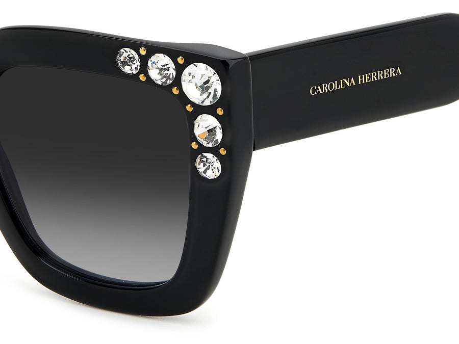 Carolina Herrera Square Sunglasses - HER 0130/S BLACK