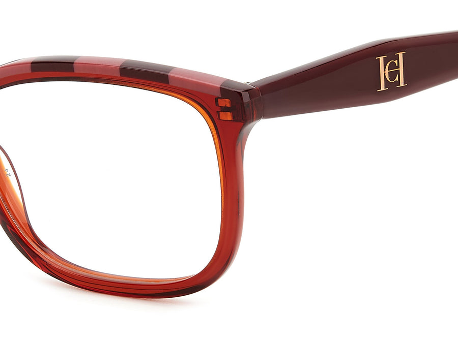 Carolina Herrera Square Frames - HER 0147 BURGUNDY RED