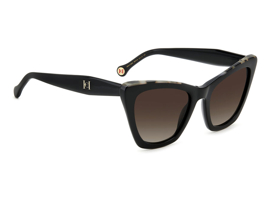 Carolina Herrera Square Sunglasses - HER 0129/S BLACK HAVANA