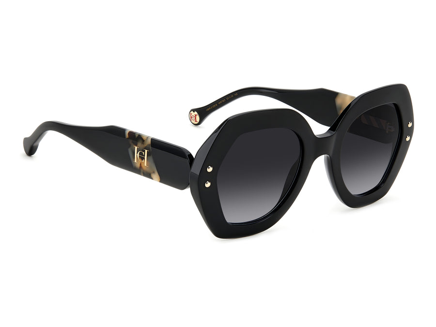 Carolina Herrera Round Sunglasses - HER 0126/S BLACK HAVANA