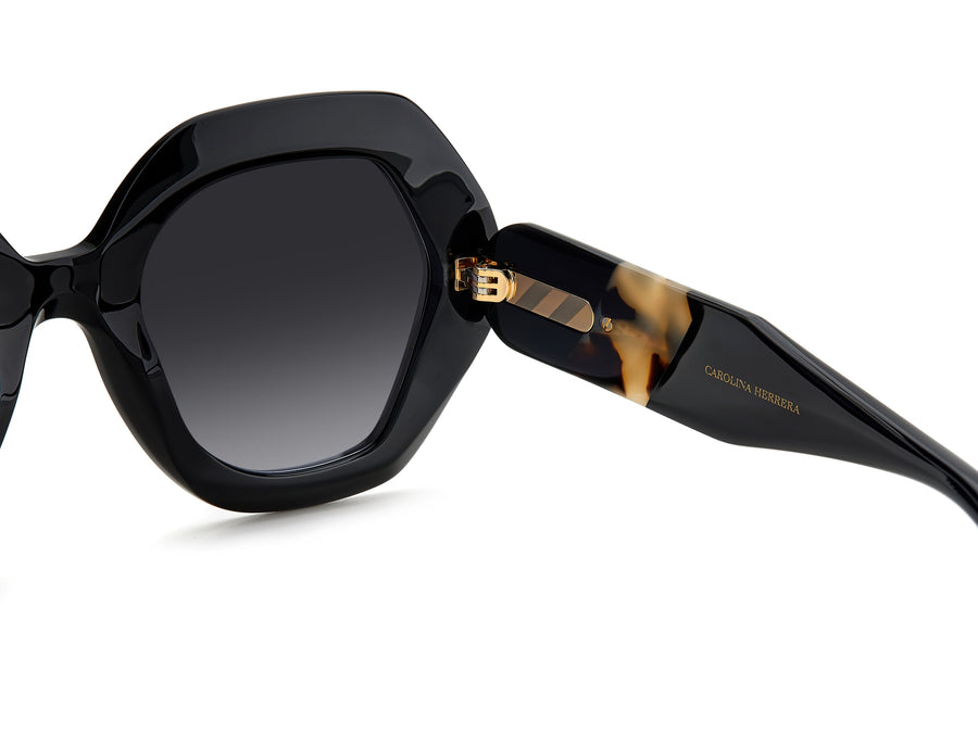 Carolina Herrera Round Sunglasses - HER 0126/S BLACK HAVANA