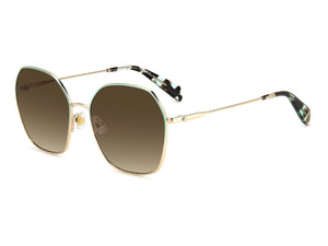 Kate Spade Square Sunglasses - KENNA/G/S GOLD BLUE