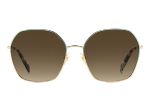 Kate Spade Square Sunglasses - KENNA/G/S GOLD BLUE