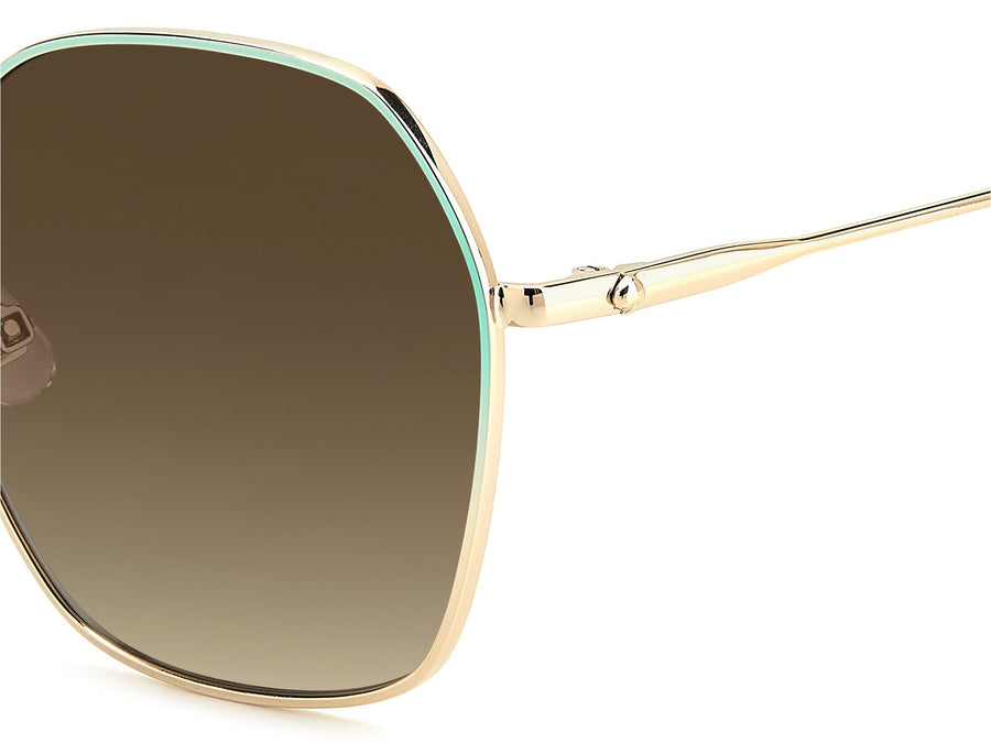 Kate Spade Square Sunglasses - KENNA/G/S GOLD BLUE