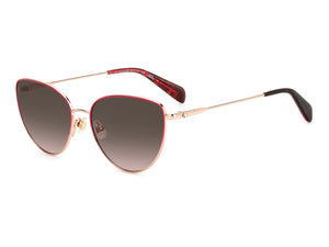 Kate Spade Cat-Eye Sunglasses - HAILEY/G/S ROSE GOLD RED