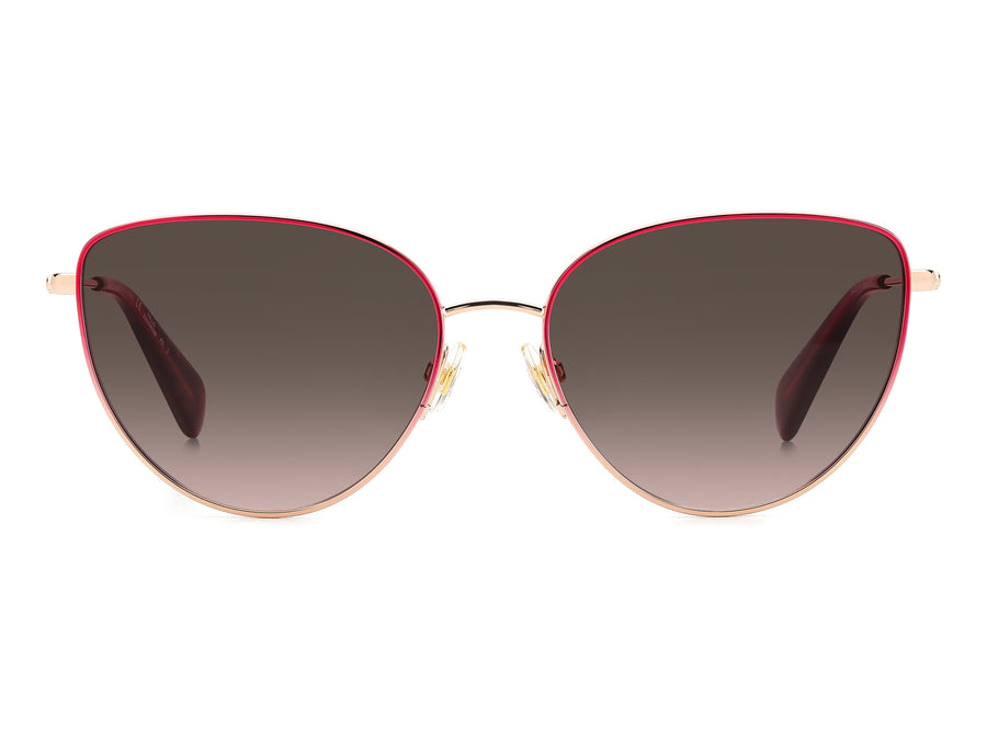 Kate Spade Cat-Eye Sunglasses - HAILEY/G/S ROSE GOLD RED