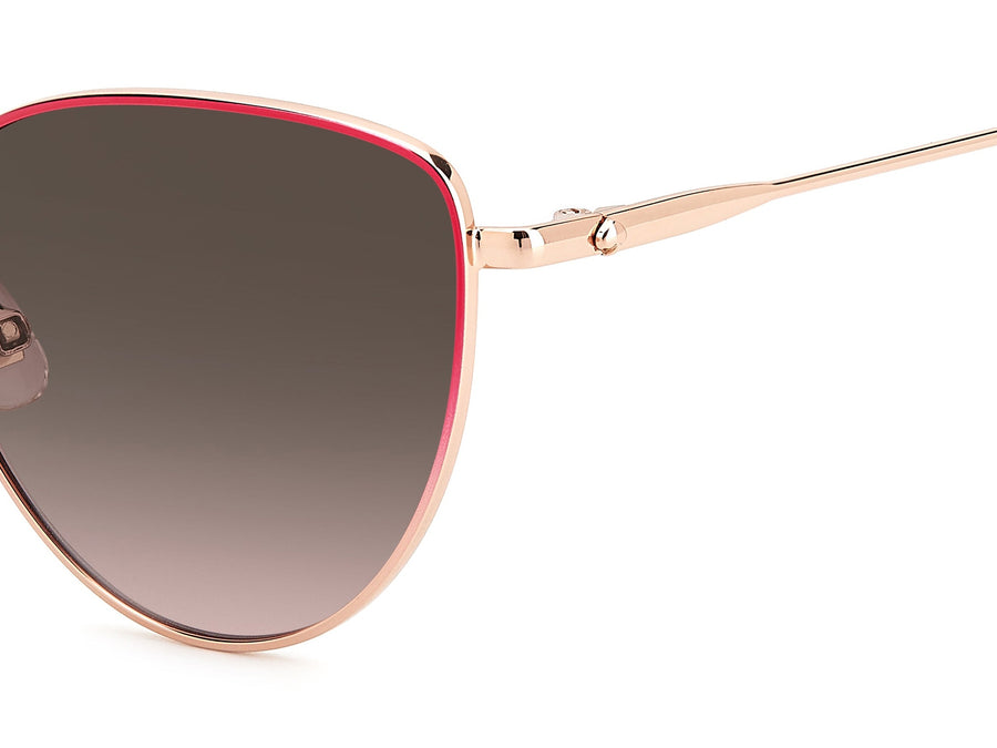 Kate Spade Cat-Eye Sunglasses - HAILEY/G/S ROSE GOLD RED