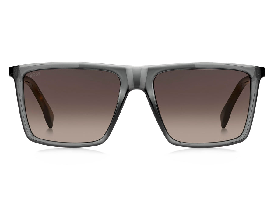 Boss Square Sunglasses - BOSS 1490/S GREY HAVANA DARK RUTHENIUM