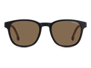 Carrera Square Sunglasses - CA8062/CS MATTE BLACK RED