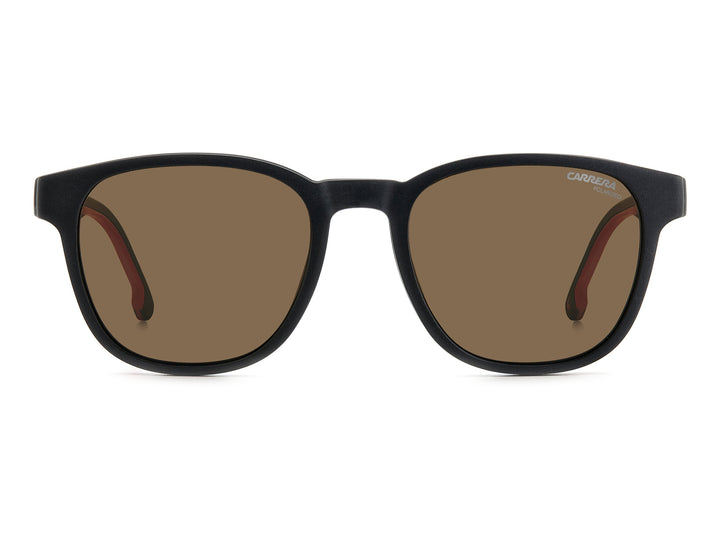 Carrera Square Sunglasses - CA8062/CS MATTE BLACK RED