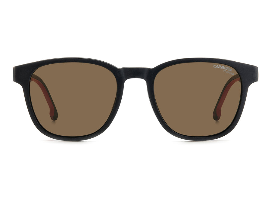 Carrera Square Sunglasses - CA8062/CS MATTE BLACK RED