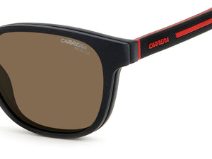 Carrera Square Sunglasses - CA8062/CS MATTE BLACK RED