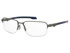 Under Armour Square Frames - UA 5062/G Matte Dark Ruthenium Blue