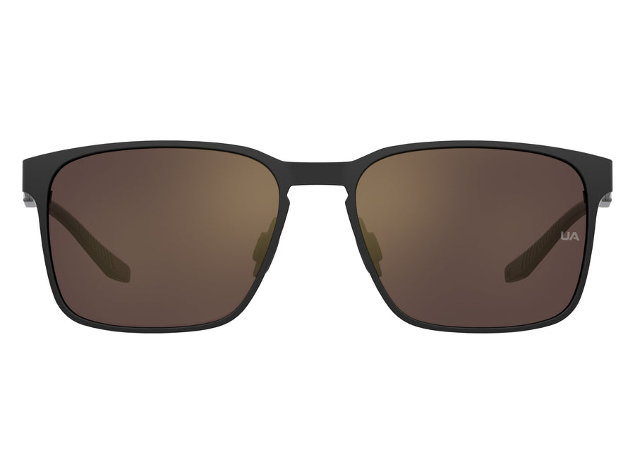 Under Armour Square Sunglasses - UA ASSIST MTL/G Matte Black Grey