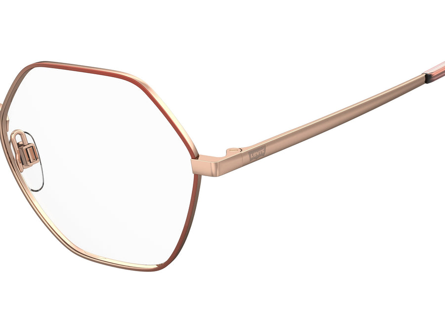 Levi's Round Frames - LV 1063 BURGUNDY COPPER GOLD