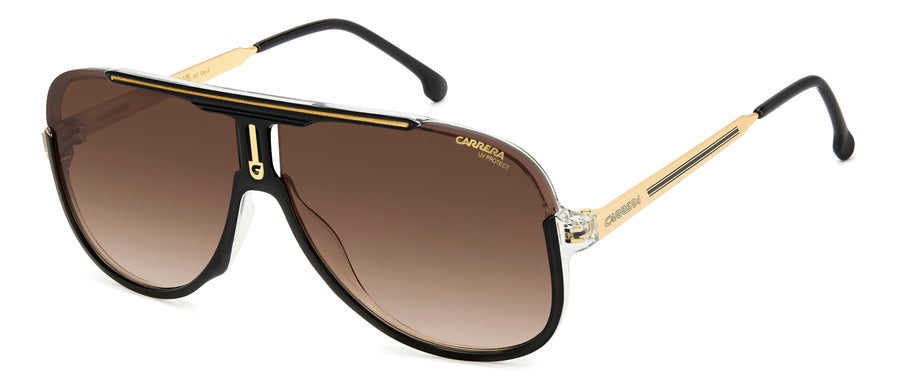 Carrera Square Sunglasses - CARRERA 1059/S Black Gold