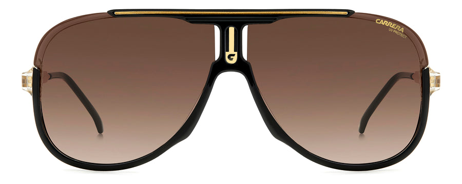 Carrera Square Sunglasses - CARRERA 1059/S Black Gold