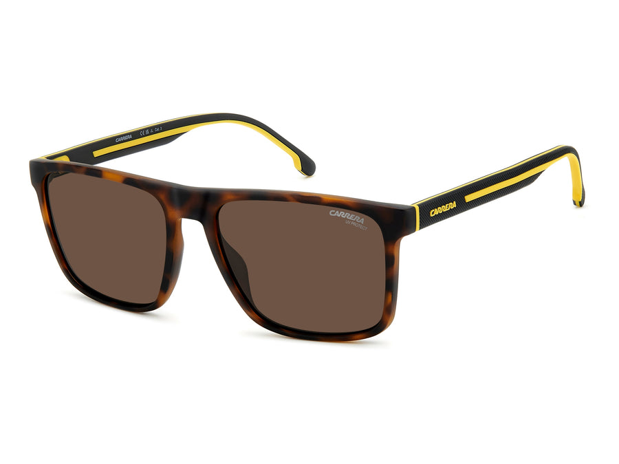 Carrera Square sunglasses - CARRERA 8064/S Matte Havana