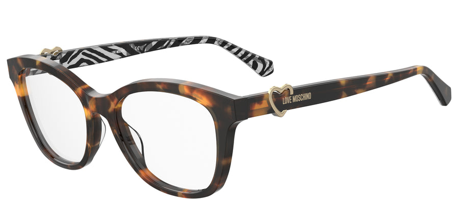 Love Moschino Square Frames - MOL620 Havana