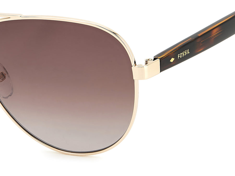 Fossil Aviator sunglasses - FOS 3150/G/S Gold Havana