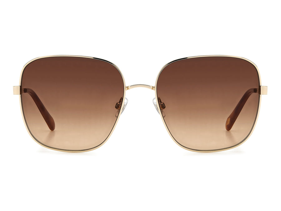 Fossil Square sunglasses - FOS 2133/G/S Gold Havana