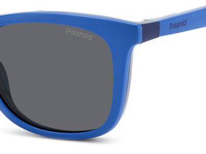 Polaroid Square Sunglasses - PLD 8055/CS BLUE AZURE